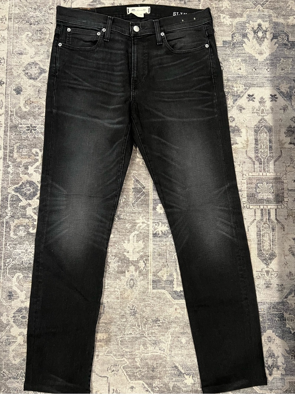 Slim Fit Black Jeans - Brand:Madewell